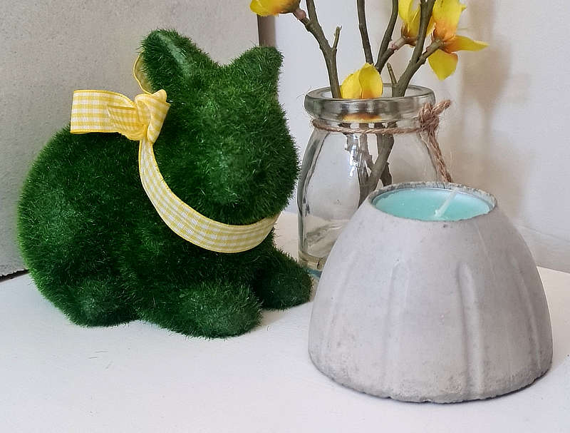  Photo of Concrete Candle Holder - Dome shaped candle holder